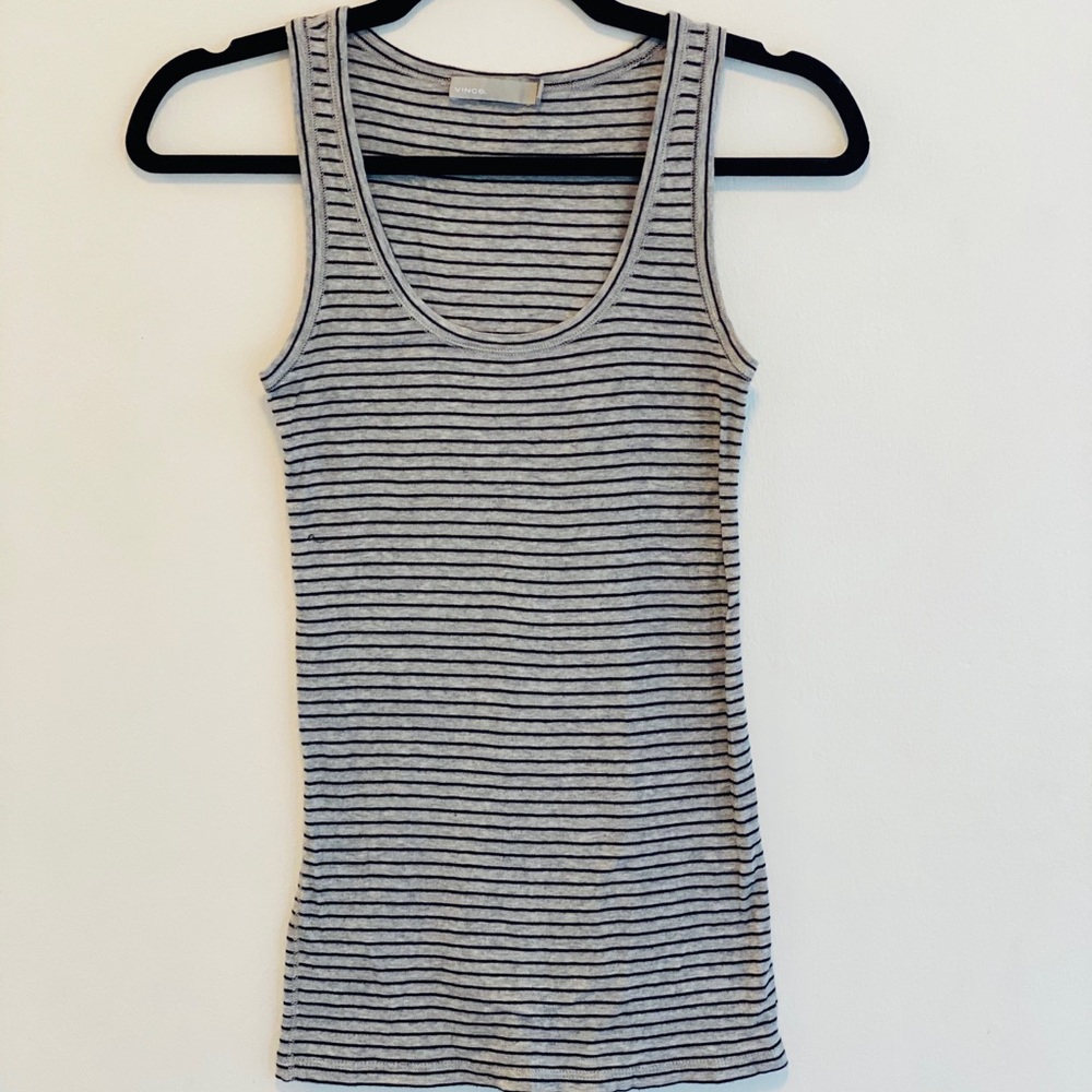 Vince Favorite Striped Tank Top XS